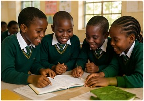 Chinembiri Primary School learners